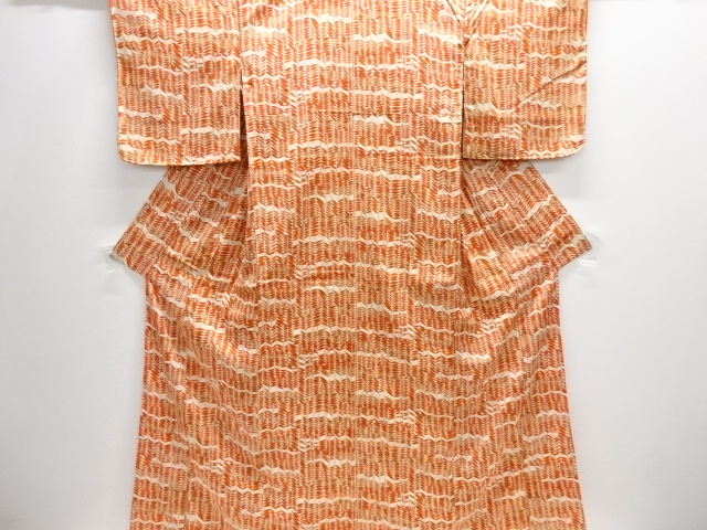 草葉模様小紋着物